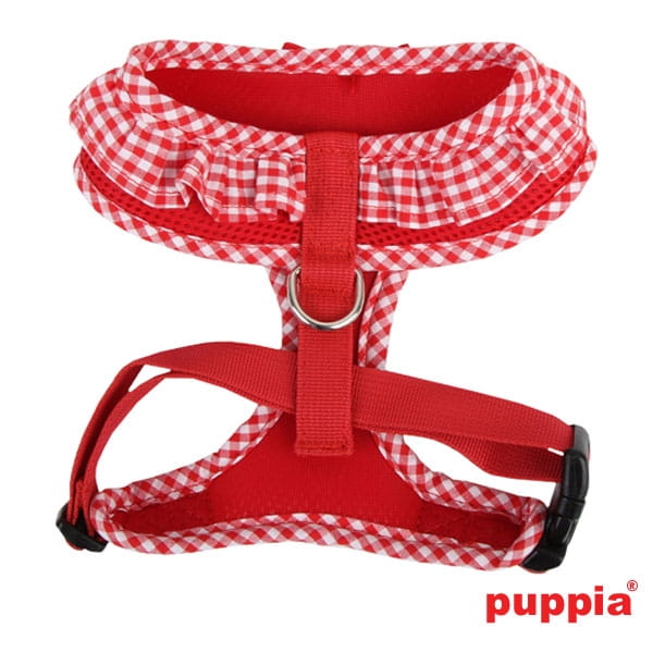 bezuciskowe szelki dla psa puppia vivien czerwone red