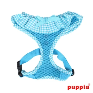 Supermiękkie szelki Puppia Vivien harness niebieskie