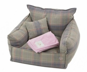  3 in1: Luxury dog sofa Light Grey+blanket+pillow (1) (1)