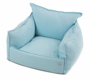  3 in1: Luxury dog sofa Light Grey+blanket+pillow (1)